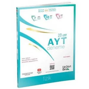 Üç Dört Beş Yayınları AYT Fizik 20 Deneme