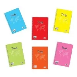 Umut Dazzle A5 Spiralli Plastik Kapak Defter 96 Yp. Çizgili