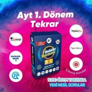 ÜNLÜLER YAYINLARI 2020 AYT 5+1 KARMA 1.DÖNEM