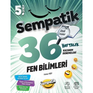 ÜNLÜLER YAYINLARI 5.SINIF FEN BİLİMLERİ 36 HAFTALIK KAZANIM DENEMELERİ