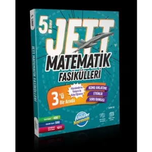 ÜNLÜLER YAYINLARI 5.SINIF MATEMATİK JETT FASİKÜLLERİ