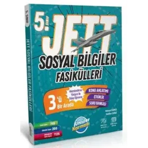 ÜNLÜLER YAYINLARI 5.SINIF SOSYAL BİLGİLER JETT FASİKÜLLERİ