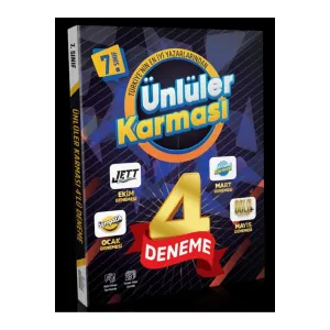 ÜNLÜLER YAYINLARI 7.SINIF 4 LÜ KARMA