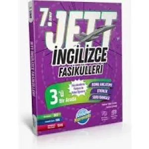 ÜNLÜLER YAYINLARI 7.SINIF İNGİLİZCE JETT FASİKÜLLERİ