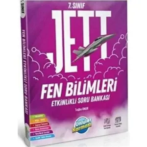 ÜNLÜLER YAYINLARI 7.SINIF JETT FEN BİLİMLERİ JETT ETKİNLİKLİ SORU BANKALARI