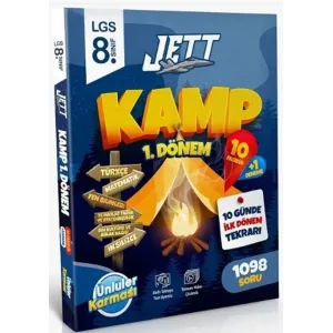 ÜNLÜLER YAYINLARI 8.SINIF 1.DÖNEM JETT KAMP 10 FASİKÜL