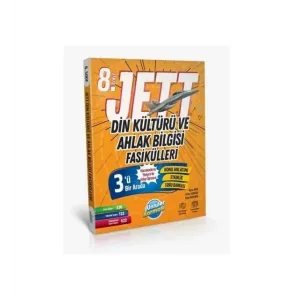 ÜNLÜLER YAYINLARI 8.SINIF DİN KÜLTÜRÜ VE AHLAK BİLGİSİ JETT FASİKÜLLERİ