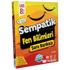 ÜNLÜLER YAYINLARI 8.SINIF FEN BİLİMLERİ SEMPATİK SORU BANKASI