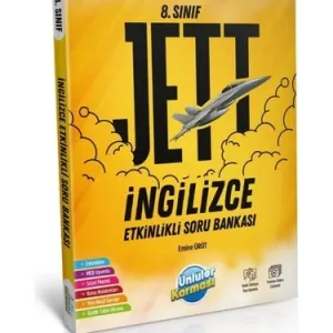 ÜNLÜLER YAYINLARI 8.SINIF İNGİLİZCE JETT ETKİNLİKLİ SORU BANKALARI
