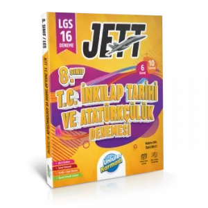 ÜNLÜLER YAYINLARI 8.SINIF T.C İNKILAP TARİHİ VE ATATÜRKÇÜLÜK JETT 16LI BRANŞ DENEMELERİ