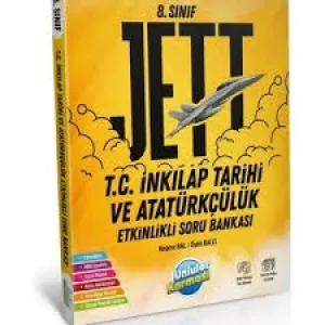 ÜNLÜLER YAYINLARI 8.SINIF T.C İNKILAP TARİHİ VE ATATÜRKÇÜLÜK JETT ETKİNLİKLİ SORU BANKALARI