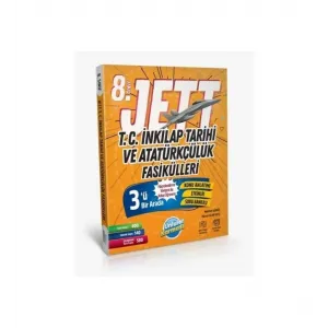 ÜNLÜLER YAYINLARI 8.SINIF T.C İNKILAP TARİHİ VE ATATÜRKÇÜLÜK JETT FASİKÜLLERİ
