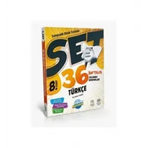 ÜNLÜLER YAYINLARI 8.SINIF TÜRKÇE 36 HAFTALIK KAZANIM DENEMELERİ