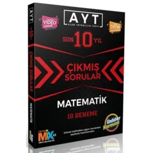 ÜNLÜLER YAYINLARI AYT MATEMATİK TIPKI BASIM 10 KARMA