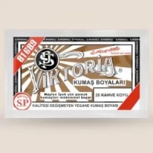 Viktoria Kumaş Boyası No:20 Koyu Kahve*60