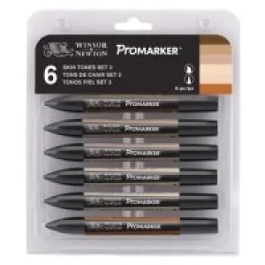 Winsor Newton Promarker Ten Renkleri Seti- 2 6 Renk  Lv-wn-0290077