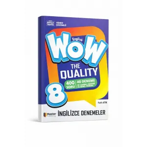 WOW 8 ENGLISH THE QUALITY İNGİLİZCE DENEMELER (40 DENEME)