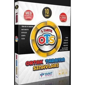 Yanıt Yayınları 10. Sınıf 1. Yarıyıl Ortak Tarama Sınavları