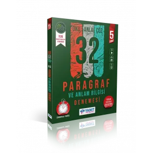 Yanıt Yayınları 5. Sınıf Anlam Bilgisi 32 Deneme