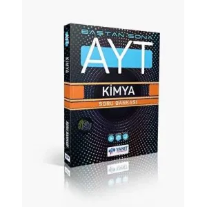 Yanıt Yayınları AYT Baştan Sona Kimya Soru Bankası