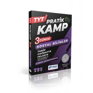 Yanıt Yayınları TYT 3 Günde Sosyal Bilimler Pratik Kamp