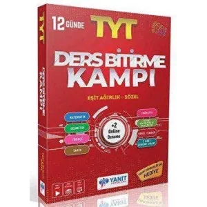 Yanıt Yayınları TYT Ders Bitirme Kampı Eşit Ağırlık - Sözel