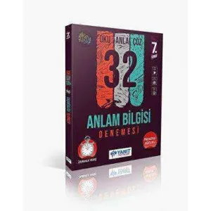Yanıt Yayınları Yanıt 7. Sınıf Anlam Bilgisi 32 Deneme