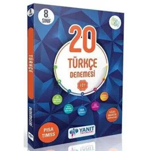Yanıt Yayınları Yanıt 8. Sınıf Çözümlü 20 Türkçe Branş Denemesi
