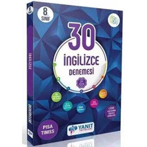 Yanıt Yayınları Yanıt 8. Sınıf Çözümlü 30 İngilizce Branş Denemesi