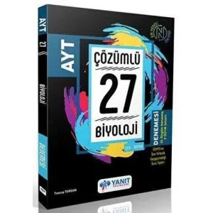Yanıt Yayınları Yanıt AYT Çözümlü 27 Biyoloji Branş Denemesi