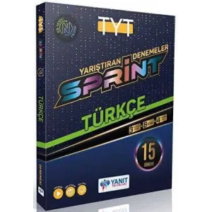 Yanıt Yayınları YKS TYT Türkçe Sprint 15 Deneme Video Çözümlü