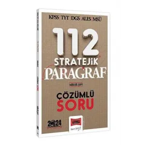 Yargı Yayınevi 2024 112 Stratejik Paragraf Soru Bankası