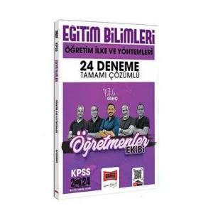 Yargı Yayınevi 2024 KPSS Eğitim Bilimleri Öğretmenler Ekibi Öğretim İlke ve Yöntemleri Tamamı Çözümlü 24 Deneme