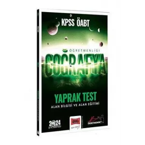 Yargı Yayınevi 2024 ÖABT Coğrafya Öğretmenliği Yaprak Test