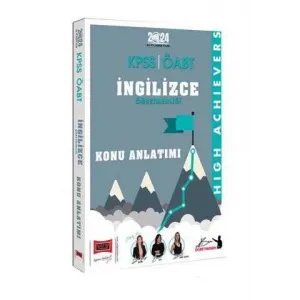 Yargı Yayınevi 2024 ÖABT İngilizce Öğretmenliği High Achievers Konu Anlatımı