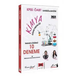 Yargı Yayınevi 2024 ÖABT Kimya Tamamı Çözümlü 10 Deneme Sınavı