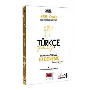 Yargı Yayınevi 2024 ÖABT Türkçe Öğretmenliği Tamamı Çözümlü 10 Deneme Sınavı