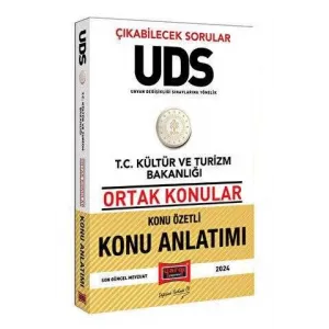 Yargı Yayınevi 2024 UDS T.C Kültür ve Turizm Bakanlığı Ortak Konular Konu Özetli Konu Anlatımı