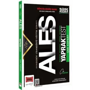 Yargı Yayınevi 2025 ALES Vip Sayısal-Sözel Yetenek Çek Kopart Yaprak Test