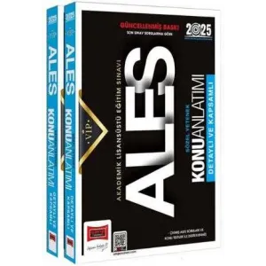 Yargı Yayınevi 2025 ALES Vip Sayısal-Sözel Yetenek Konu Anlatımlı Set