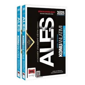 Yargı Yayınevi 2025 ALES Vip Sayısal-Sözel Yetenek Konu Anlatımlı Set