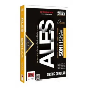 Yargı Yayınevi 2025 ALES Vip Sayısal-Sözel Yetenek Son 11 Sınav Çıkmış Sorular