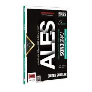 Yargı Yayınevi 2025 ALES Vip Sayısal-Sözel Yetenek Son 3 Sınav Çıkmış Sorular 28 Temmuz 2024 Sınav Soruları Dahil