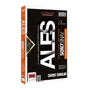 Yargı Yayınevi 2025 ALES Vip Sayısal-Sözel Yetenek Son 7 Sınav Çıkmış Sorular 28 Temmuz 2024 Sınav Soruları Dahil