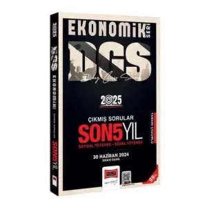 Yargı Yayınevi 2025 DGS Ekonomik Seri Son 5 Yıl Sayısal-Sözel Yetenek Çıkmış Sorular