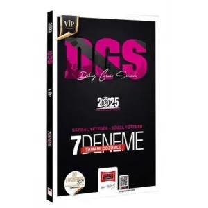 Yargı Yayınevi 2025 DGS VİP Sayısal-Sözel Yetenek Tamamı Çözümlü 7 Deneme