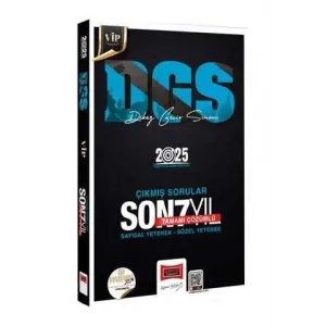 Yargı Yayınevi 2025 DGS VİP Sayısal-Sözel Yetenek Tamamı Çözümlü Son 7 Yıl Çıkmış Sorular