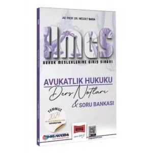 Yargı Yayınevi 2025 Hukuk Mesleklerine Giriş Sınavı Avukatlık Hukuku Ders Notları & Soru Bankası