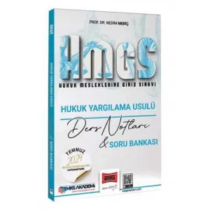 Yargı Yayınevi 2025 Hukuk Mesleklerine Giriş Sınavı Hukuk Yargılama Usulü Ders Notları ve Soru Bankası