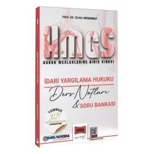 Yargı Yayınevi 2025 Hukuk Mesleklerine Giriş Sınavı İdari Yargılama Hukuku Ders Notları ve Soru Bankası